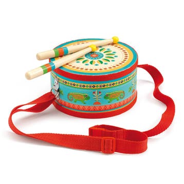 Djeco animambo hand drum - FSC hout van €18,99 voor €9,49, Ophalen of Verzenden, Nieuw