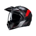 HJC C80 Rox Zwart Rood Adventure Helm, Nieuw met kaartje, Systeemhelm, HJC, Heren