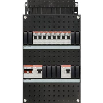 ABB groepenkast 1-fase, 8 groepen, 2 Aardlekschakelaars 2-P,, Ophalen of Verzenden, Nieuw