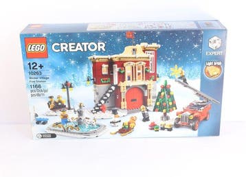Lego - Creator - 10263 - Brandweerkazerne in winterdorp -, Nieuw