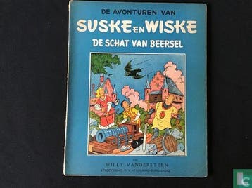 Suske en Wiske - De schat van Beersel - 1954, Eén stripboek, Verzenden, Gelezen, Vandersteen, Willy.