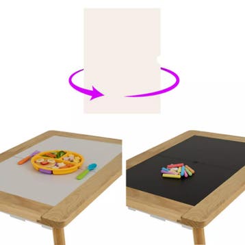 Kruzzel houten sensorische tafel met stoel – Montessori z., Ophalen of Verzenden, Nieuw