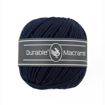 Durable Macramé  321 Navy - Haakgaren / Breigaren, Ophalen of Verzenden, Nieuw, Breien of Haken, Wol of Garen