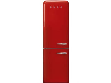 Smeg FAB32LRN1 - Koelkast - 304 l - Rood, Verzenden, Zo goed als nieuw