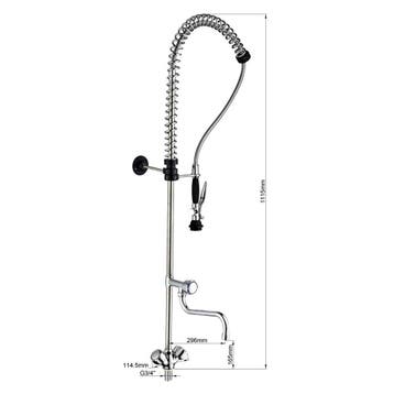 GGM Gastro | Voorspoelspoeler monobloc 6000 - wandmodel - |, Verzenden, Nieuw in verpakking
