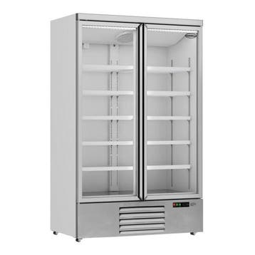 Koelkast 2 Glasdeuren 1000L JDE-1000R, Zakelijke goederen, Horeca | Keukenapparatuur, Nieuw in verpakking, Koelen en Vriezen
