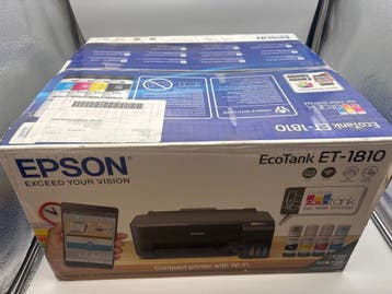Epson EcoTank ET-1810 - Inkjetprinter - Mobiel printen Wi-Fi, Computers en Software, Verzenden, Nieuw, Epson