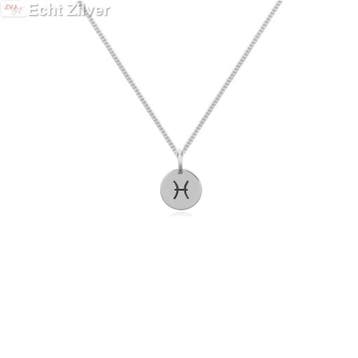 925 Zilveren Vissen Pisces sterrenbeeld zodiak ketting, Verzenden, Nieuw, Zilver