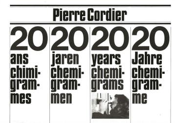 Pierre Cordier : 20 ans chimigrammes / 20 jaren chemigrammen, Verzenden, Nieuw
