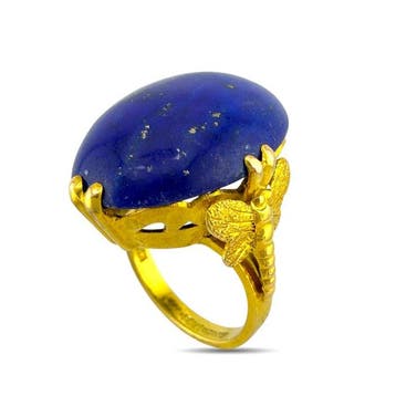 Ring - 14 karaat Geel goud, Exclusieve 14k geelgouden ring, Nieuw