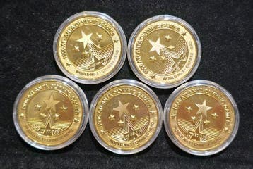China. 1996, The 26th Atlanta Olympics, 5 x Commemorative