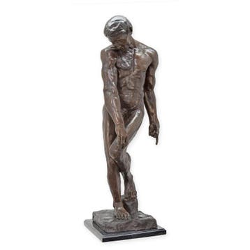 A BRONZE SCULPTURE OF ADAM (Beeldjes - Decoratie, Interieur), Huis en Inrichting, Verzenden, Nieuw