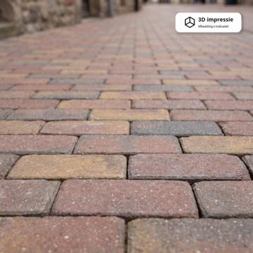Oude gebakken Keiformaten Gendt genuanceerd (op pallets), Tuin en Terras, Ophalen of Verzenden, Nieuw, Keramiek, Klinkers