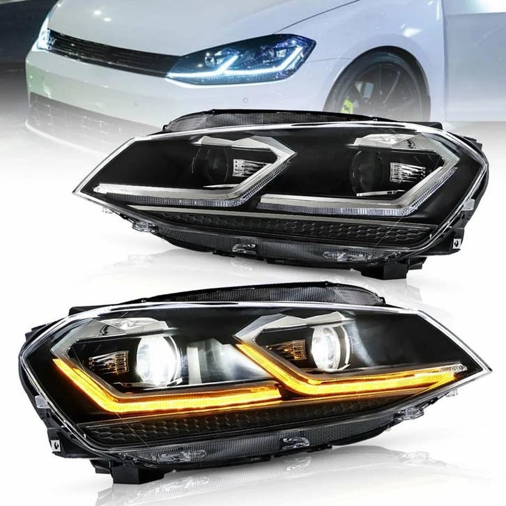 koplampen Volkswagen Golf 7 Full LED, Auto-onderdelen, Verlichting, Nieuw, 3 maanden garantie, Volkswagen, Ophalen of Verzenden