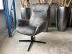 Veiling - Draaifauteuil Wenen (2 stuks) - Velours - Hunter -, Nieuw