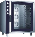 Euromax 10 laagse steamoven 60x40 - 3 reverse motoren met di, Verzenden, Nieuw in verpakking