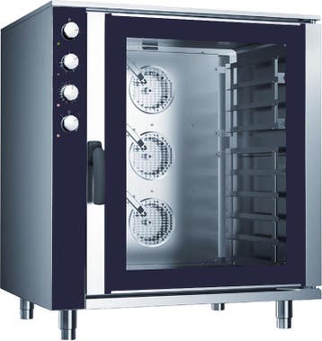 Euromax 10 laagse steamoven 60x40 - 3 reverse motoren met di, Zakelijke goederen, Verzenden, Nieuw in verpakking