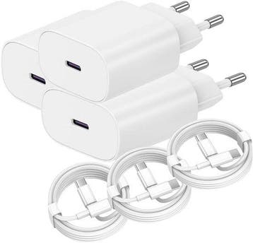USB-C Oplader – Geschikt voor iPhone 15/16 & Samsung Galaxy, Ophalen of Verzenden, Nieuw