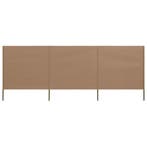 Windscherm 400x160cm Taupe | Retourdeal 29% Korting, Ophalen of Verzenden, Uittrekbaar, Nieuw
