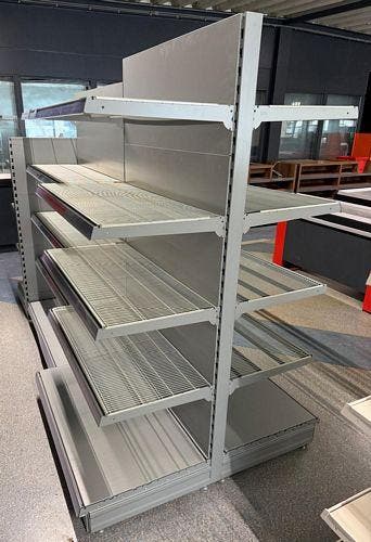 Tego Middenstelling H181 x B100 x D100 cm – 10 schappen –, Gebruikt