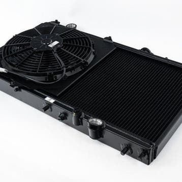 CSF 92-00 Honda Civic w/K-Swap V3 Radiator - Black Finish, Ophalen of Verzenden, Nieuw