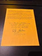 Elvis Presley - Handtekening D.J. Fontana, Ophalen of Verzenden, Zo goed als nieuw, Overige typen, Gesigneerd