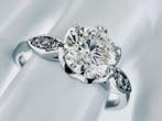 Verlovingsring - 14 karaat Witgoud - 1.01ct. tw. Diamant