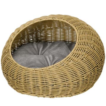 TRUUSK Rieten Kattenmand Met Kussen - Voor Katten Tot 4 kg -, Verzenden, Nieuw