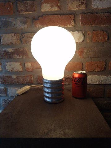 Tafellamp - Opaline glas - Honsel- Stijl Ingo Maurer