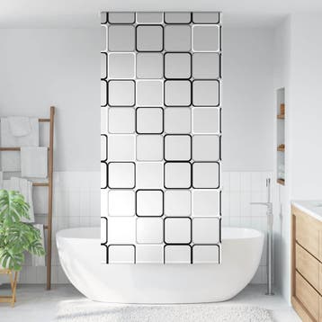 vidaXL Doucherolgordijn 100x240 cm stofbreedte 96 cm, Verzenden, Nieuw