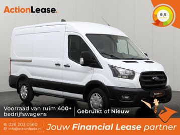 Ford Transit Bestelbus L2 H2 2024 Diesel Handgeschakeld, Auto's, Ford, Zwart, Wit, Nieuw, Transit