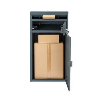 SafePost 65PZ brievenbus met pakketvak staal en, Verzenden, Nieuw