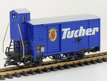 LGB 48260 Tucher Bierwagen (Goederenwagons Standaard), Overige typen, Ophalen of Verzenden, Zo goed als nieuw, LGB