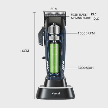 Kemei 2381 Professionele Trimmer Set - 10000 RPM, LED Displa, Verzenden, Nieuw
