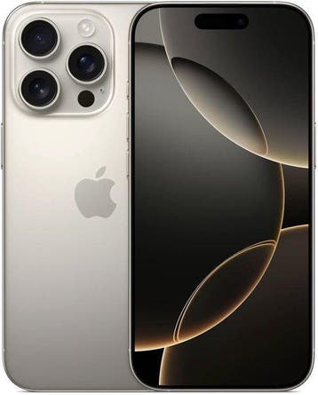 Apple iPhone 16 Pro Natural Titanium 256GB B/C Grade, Gebruikt, Wit, Ophalen of Verzenden, Zonder simlock