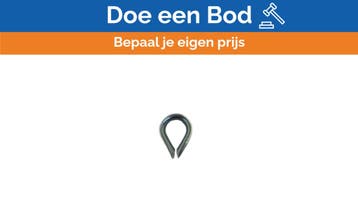Bieden: Galvanized Steel Rope Thimble, Ophalen of Verzenden, Nieuw, Toebehoren