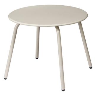Bijzettafel tuin | Gardalux | Rond (Ø 50 x 40 cm, Beige), Tuin en Terras, Tuintafels, Verzenden, Nieuw