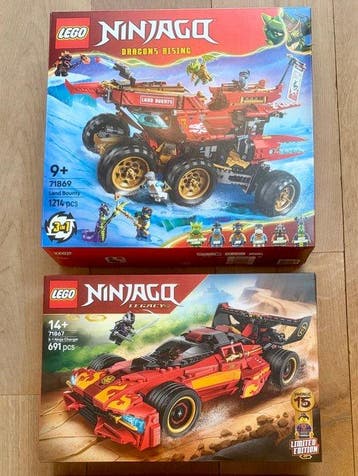Lego Set - 71867 en 71869 - Ninjago - X-1 Ninja Charger en, Kinderen en Baby's, Nieuw