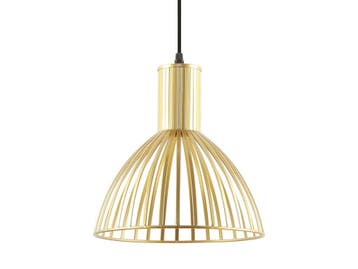 Leitmotiv Hanglamp Lignes Rond goud | Retourdeal 24% korting, Verzenden, Nieuw