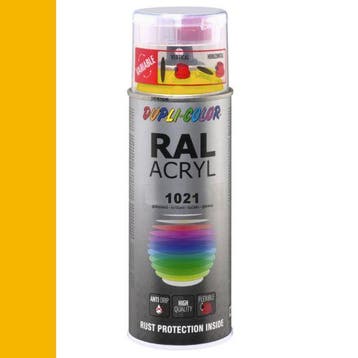 Dupli-Color Ral Acryl Ral 1021 Koolzaad geel Hoogglans 400, Ophalen of Verzenden, Nieuw