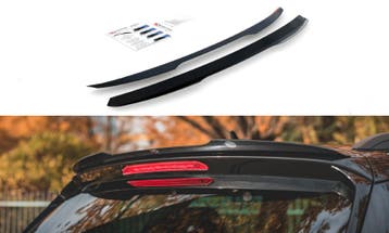 Spoiler cap Skoda Karoq sportline Maxton Design glans zwart, Ophalen of Verzenden, Nieuw