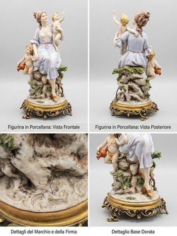 Triade, Capodimonte - Figuur - Keramiek