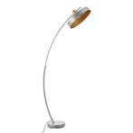 [lux.pro] Staande lamp Stafford vloerlamp159 cm grijs E27, Verzenden, Nieuw
