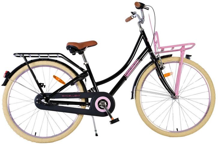 Volare Excellent Kinderfiets - Meisjes - 26 inch - Zwart - 3, Fietsen en Brommers, Fietsen | Meisjes, 26 inch of meer, Nieuw, Verzenden