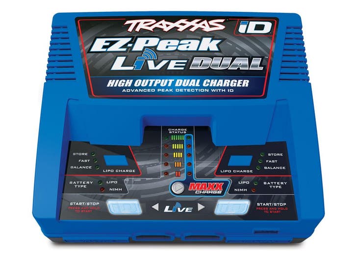 Traxxas TRX2973G Lader, EZ-Peak Live, Duo-oplader 200W nimh, Hobby en Vrije tijd, Modelbouw | Radiografisch | Overige, Nieuw, Verzenden