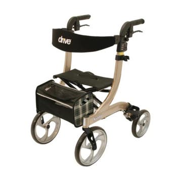 Rollator lichtgewicht Drive Nitro champagne M, Diversen, Rollators, Ophalen of Verzenden, Nieuw