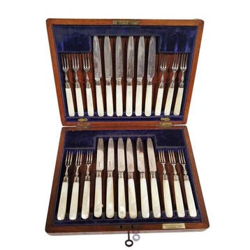 Zachariah Barraclough & Sons - Bestekset voor 12 personen