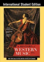 9780393668155 A History of Western Music with Total Access, Verzenden, Zo goed als nieuw, J. Peter Burkholder