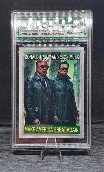 Donald Trump and Elon Musk - 1 Card, Nieuw