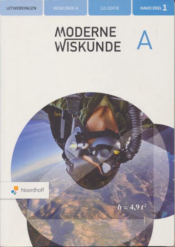 Moderne wiskunde 12e editie Uitwerkingen A deel 1 HAVO 97890, Boeken, Verzenden, Nieuw